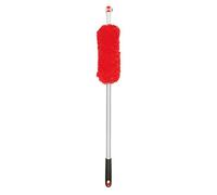 Good Grips 3 en 1 extensible en microfibre Duster longue portée Système avec têtes interchangeables, Orange, Lot de 4