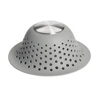 OXO Grille de protection et d’écoulement en silicone, grise, taille unique