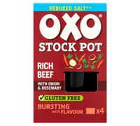 Oxo Lot de 4 marmites de bœuf 80 g