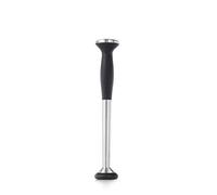 OXO Pilon SteeL – en acier, tête en nylon anti-rayures, poignée antidérapante douce, argenté 22,9 cm