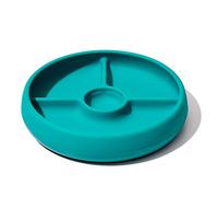 OXO Tot Assiette compartimentée en silicone Bleu sarcelle