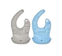 OXO Tot Lot de 2 bavoirs enroulables - Bruine et crépuscule