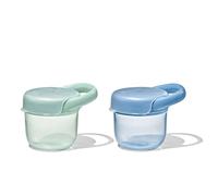 OXO Tot Lot de 2 tasses à goûter avec couvercle - Opale et crépuscule