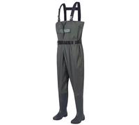 OXOLAMRIN Cuissardes, Cuissardes de pêche, Cuissardes de Poitrine en Nylon Oxford, imperméables, for la pêche, la Chasse, l'agriculture, Vertes et Marron, Plusieurs Tailles(Green,5)