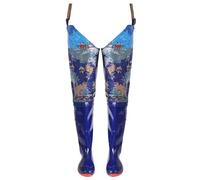 OXOLAMRIN Cuissardes, Cuissardes de pêche, Cuissardes for Hommes et Femmes, pêche, Chasse, Jardinage, Agriculture, Multicolores, Tailles 4 à 9(Blue,5.5)