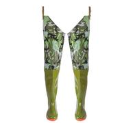 OXOLAMRIN Cuissardes, Cuissardes de pêche, Cuissardes for Hommes et Femmes, pêche, Chasse, Jardinage, Agriculture, Multicolores, Tailles 4 à 9(Green,8.5)