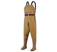 OXOLAMRIN Cuissardes, Cuissardes de pêche, Cuissardes imperméables avec Boucle réglable et Semelle extérieure à Crampons for Hommes et Femmes, Gris Kaki, Plusieurs Tailles(Khaki,9)