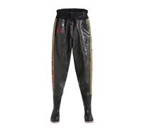 OXOLAMRIN Cuissardes, Cuissardes de pêche, Cuissardes légères avec Bottes isolées Gris Noir Vert Plusieurs Tailles(Grey,8.5)