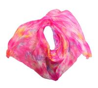 OXOLAMRIN Foulard de danse orientale en soie, Voiles teints à la main en soie véritable chinoise, châles, écharpe, accessoires de costumes, voiles de danse du ventre(Color 24-dz,M- 250X114cm)