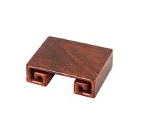 OXOLAMRIN Socle de Vase, Support pour bonsaï, Socle de présentation en Bois 2,3 x 1,9 0,7 Pouces for Vase bonsaï, Statue Bouddha(A)