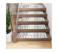 OXOLAMRIN Tapis antidérapants pour escaliers, Lot de 4 Tapis d'escalier Multicolores, Plusieurs Tailles(Color 03,4PC 30X100CM)