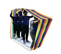 OXOLAMRIN Tapis d'activité d'apprentissage, Tapis de Course à roulettes multijoueur en Tissu Oxford, 4 à 20 m, for activités de Plein air, for Enfants et Adultes(Adult-11M)
