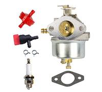 OxoxO 632334 632334A Kit de carburateur avec valve d'arrêt de filtre à carburant pour souffleuse à neige Tecumseh HM70 HM80 HMSK80 HMSK90