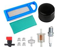 Oxoxo 794422 795115 filtre à air filtre à huile filtre à carburant Bougie d'allumage Vanne d'arrêt pour Briggs & Stratton 698083 697153 697014 797008 Intek 15,5 et 17-17.5hp