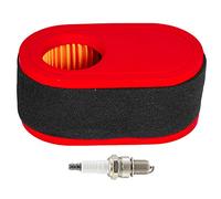 Carkio Filtre à air 937-05065 951-12260 Bougie d'allumage Compatible with Moteur MTD Yard Manchines Troy-Bilt Cub Cadet 178-L0 178-LU 4P90HU 4P90JHA 4P90JT 4P90M0 4P90MU (1 Set)