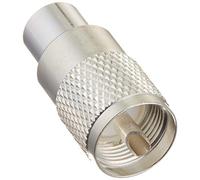 OxoxO Compatible avec connecteur coaxial à souder UHF/PL-259 mâle, compatible avec câble RF 50 ohm, faible perte RG-8x RG-213 RG-214 9913 argenté (1 pièce)