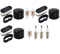 OxoxO Lot de 3 filtres à huile de rechange avec bougie d'allumage pour moteur 4 temps Kawasaki FR651V FR691V FR730V FS481V FS541V FS600V FS651V FS691V FS730V