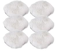 OxoxO Lot de 6 tampons de polissage en laine douce 80 mm