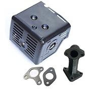 oxoxo Muffler Exhaust ASSEMBLY with Exhaust Pipe for Honda 11hp 13HP gx340 GX390 moteurs/Auto