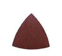 Oxoxo Papier abrasif triangulaire sans trou Tampons de ponceuse Feuilles de ponçage en oxyde d'aluminium 400 grains 9x9x9cm (paquet de 65)