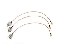 Oxoxo SMA mâle vers UHF Pl-259 Connecteurs mâles 30 cm Câbles pour Handheld Ham radio Pigtail radio bidirectionnelle de amateur radio antenne CB (3 Pièces)