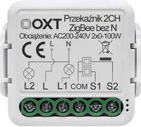OXT mini module relais 2 circuits sans N ZigBee TUYA