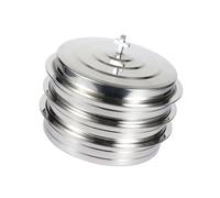 Oxtxuzdm 1. Plateau de communion empilable en acier inoxydable pour 39 tasses avec couvercle pour services et événements religieux
