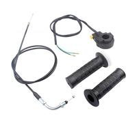 Oxtxuzdm 22 mm Twist Throttle Grips Cable pour 2 temps 80/60/50cc Moto Accélérateur Poignée Assemblée Ergonomique Moto Commande d'accélérateur