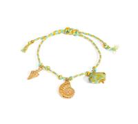 Oxtxuzdm Accessoire léger en cordon tissé sur le thème de la mer avec décorations de coquillages naturels, bracelet unique pour un usage quotidien, bijoux marins pour femme, taille unique, Comme
