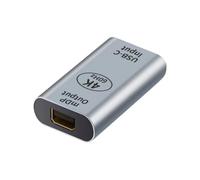 Oxtxuzdm Adaptateur de type C vers conversion 32,4 Gbit/s de bande passante de type C vers adaptateur en aluminium pour une gestion efficace du chauffage de longue durée de sortie vidéo