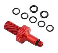 Oxtxuzdm Adaptateur de valves d'air de suspension pour vélo de montagne - Outil de choc arrière pour réparation d'amortisseurs de vélos et pompes