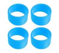 Oxtxuzdm Anneaux antidérapants en silicone pour raquette de tennis, badminton, squash, batte de baseball, poignée en caoutchouc