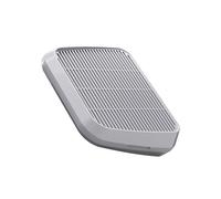 Oxtxuzdm Bac à litière pour chats avec fond antidérapant assurant la stabilité sur les carreaux de bois dur Rampes attrape-filtres pour petits et plus âgés Tapis facile à nettoyer