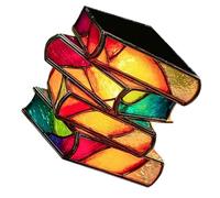 Oxtxuzdm Bibliophiles Book Stack Pot de fleurs pour plantes grasses Conteneur unique imprimé vase lecteurs, écrivains, cadeau pour amateurs de livre, cadeau de jardinage