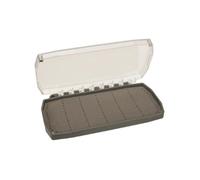 Oxtxuzdm Boîte à mouches étanche à un seul côté pour ranger des accessoires de pêche avec couvercle transparent