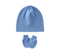 Oxtxuzdm Bonnet pour bébé coupe-vent avec gants anti-rayures assortis pour garçons et filles de 0 à 1 mois, lavables pour nouveau-nés et hôpitaux, D, Taille unique