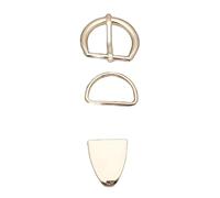 Oxtxuzdm Boucle de ceinture de rechange à broche unique en métal pour loisirs créatifs, photos, boucles punk, pour homme, femme, affichage, 0188 Or clair, taille unique