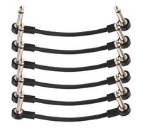 Oxtxuzdm Câbles Professionnels Pour Pédales De Guitare Lot 6 Patchs Permettant Gagner L'espace Texture En Plastique Et En Métal Pour Pédales Pédale À Faible Capacité