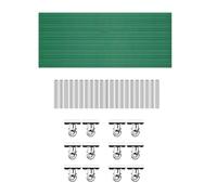 Oxtxuzdm Cerceau de jardin pour parterres surélevés, tunnel large pour couverture de rangée, serre tunnel de culture pour parterres, cadre de plantes