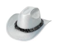 Oxtxuzdm Chapeaux de cowboy à bords roulés résistants à l'usure pour les bals, banquets, fêtes, couleur unie pour adultes et adolescents prenant des photos, feutres pour femmes Western pour bords