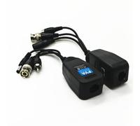 Oxtxuzdm Connecteurs émetteur-récepteur vidéo BNC coaxial passif CCTV vers RJ45 BNC câble de transmission pour caméra de vidéosurveillance accessoires transmission vidéo