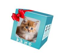 Oxtxuzdm Cuddly Robotic Cats Toy en Peluche avec Réponse Automatique Barking Tail Wagging Robot Life Animal Like for Toddler Companion Robotic Cats en Peluche Jouet