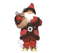 Oxtxuzdm Décorations de Noël pour Père Noël debout Figurine de poupées décoratives festives Ornements de fenêtre Cadeaux sans visage Maison de poupée Vacances Fête sans visage Arbre suspendu