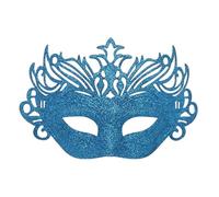 Oxtxuzdm Demi-moitié réglable et respirante avec couronnes à paillettes intégrées, accessoires de jeu de rôle pour théâtre, cosplay, événement, Halloween, cosplay