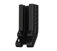 Oxtxuzdm Distributeur de piles vertical mural pour 10 piles 2 A 10 3 A avec compartiments séparés Support mural Boîtier de rangement pour piles ABS