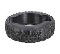 Oxtxuzdm Élégant étui à cartes de visite pratique en forme de pneu pour représentants et salons professionnels polyvalent pour diverses situations professionnelles