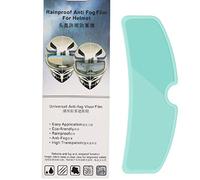 Oxtxuzdm Film transparent anti-buée et imperméable pour casque - Autocollant pour moto - Pour revêtement de casque - Nettoyant anti-buée