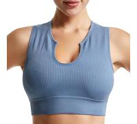 Oxtxuzdm Gilet de sport sans couture à dos nageur anti-choc respirant pour yoga, gym, course à pied, sans couture, dos nageur, respirant pour yoga, gym, course à pied