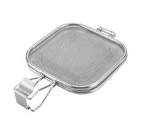 Oxtxuzdm Grille à sandwich en acier inoxydable - Outil de cuisson pratique - Filet à rôtir pour un usage professionnel - Machine à pain