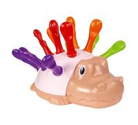 Oxtxuzdm Jouet de constipation de dinosaure de dessin animé pour enfants - Bâtiment éducatif précoce - Moteur fin - Compétence pour apprendre la cognition des couleurs - Dinosaure sensoriel